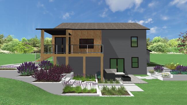 Beautiful backyard design